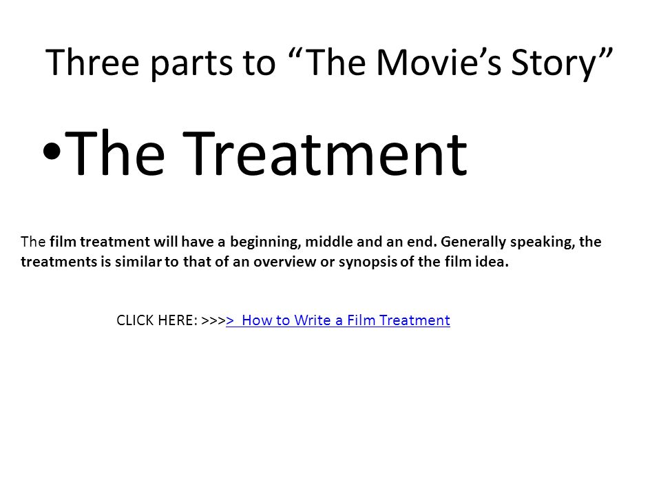 BREAKING IN: Stop! Do NOT Write That Film Treatment!
